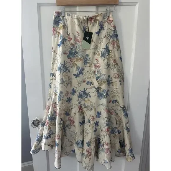 Tuckernuck Lily of the Valley Mallory Skirt $298 NWT Large L - Picture 2 of 5